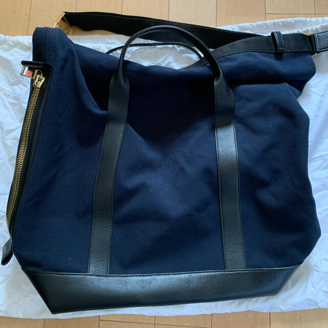 sacaiサカイラージドライバッグlaundry bag navy - トートバッグ