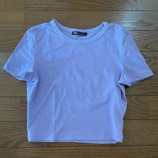 ザラ(ZARA)のクロップドTシャツ(Tシャツ(半袖/袖なし))