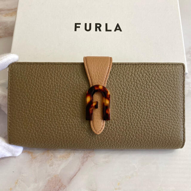 Furla(フルラ)のFURLA SOFIA continental wallet 長財布 ベッコウ レディースのファッション小物(財布)の商品写真