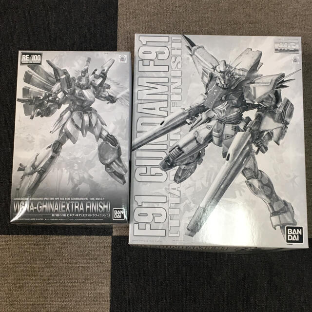 ガンプラ MG ガンダムF91、RE /100 ビギナ・ギナまとめ売り