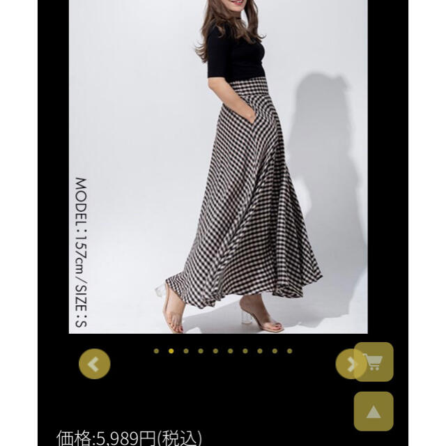完売品フレアスカート値下げ レディースのスカート(ロングスカート)の商品写真