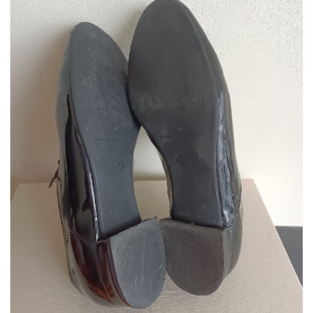 FABIO RUSCONI(ファビオルスコーニ)のFABIO RUSCONI ファビオルスコーニ パテントレースアップシューズ レディースの靴/シューズ(ローファー/革靴)の商品写真