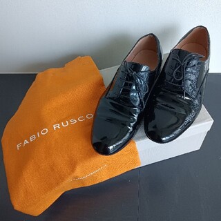 ファビオルスコーニ(FABIO RUSCONI)のFABIO RUSCONI ファビオルスコーニ パテントレースアップシューズ(ローファー/革靴)