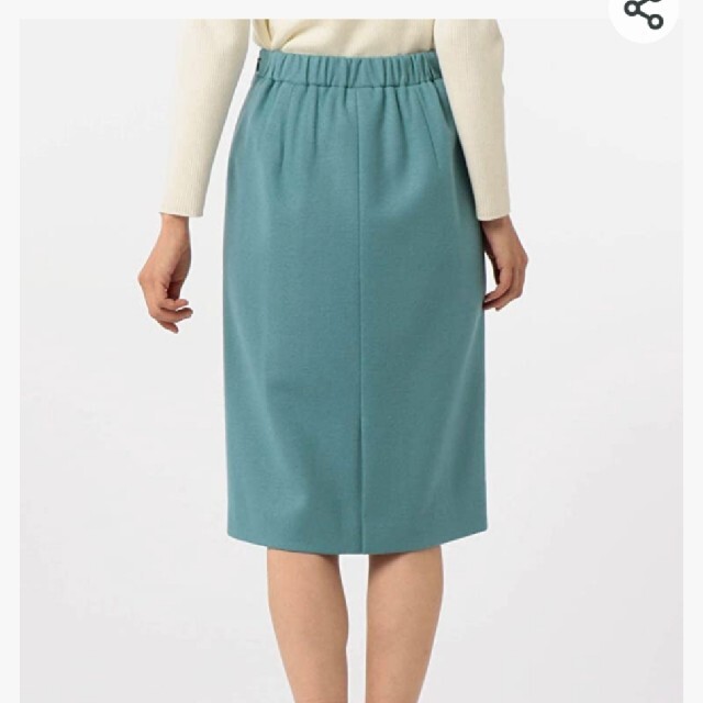 NOLLEY'S(ノーリーズ)の中村アンさん着用　NOLLEY'S sophi ウールハイウエストスカート レディースのスカート(ひざ丈スカート)の商品写真