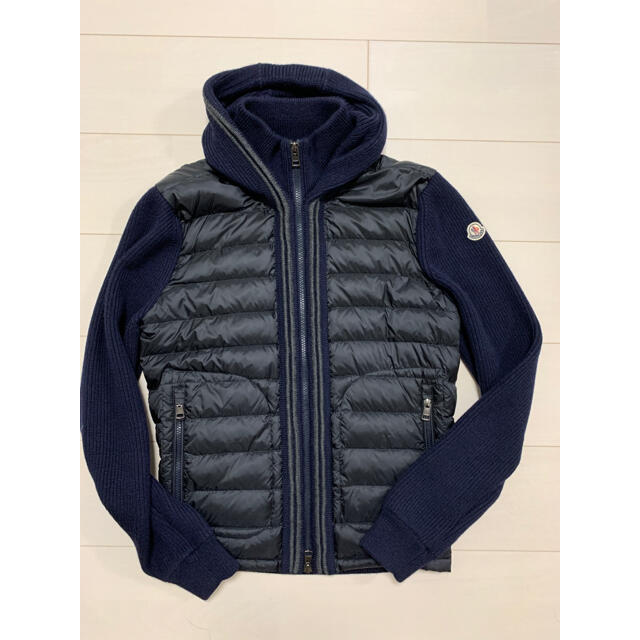 MONCLER(モンクレール)のモンクレール  ダウンニット　パーカー　Mサイズ メンズのジャケット/アウター(ダウンジャケット)の商品写真