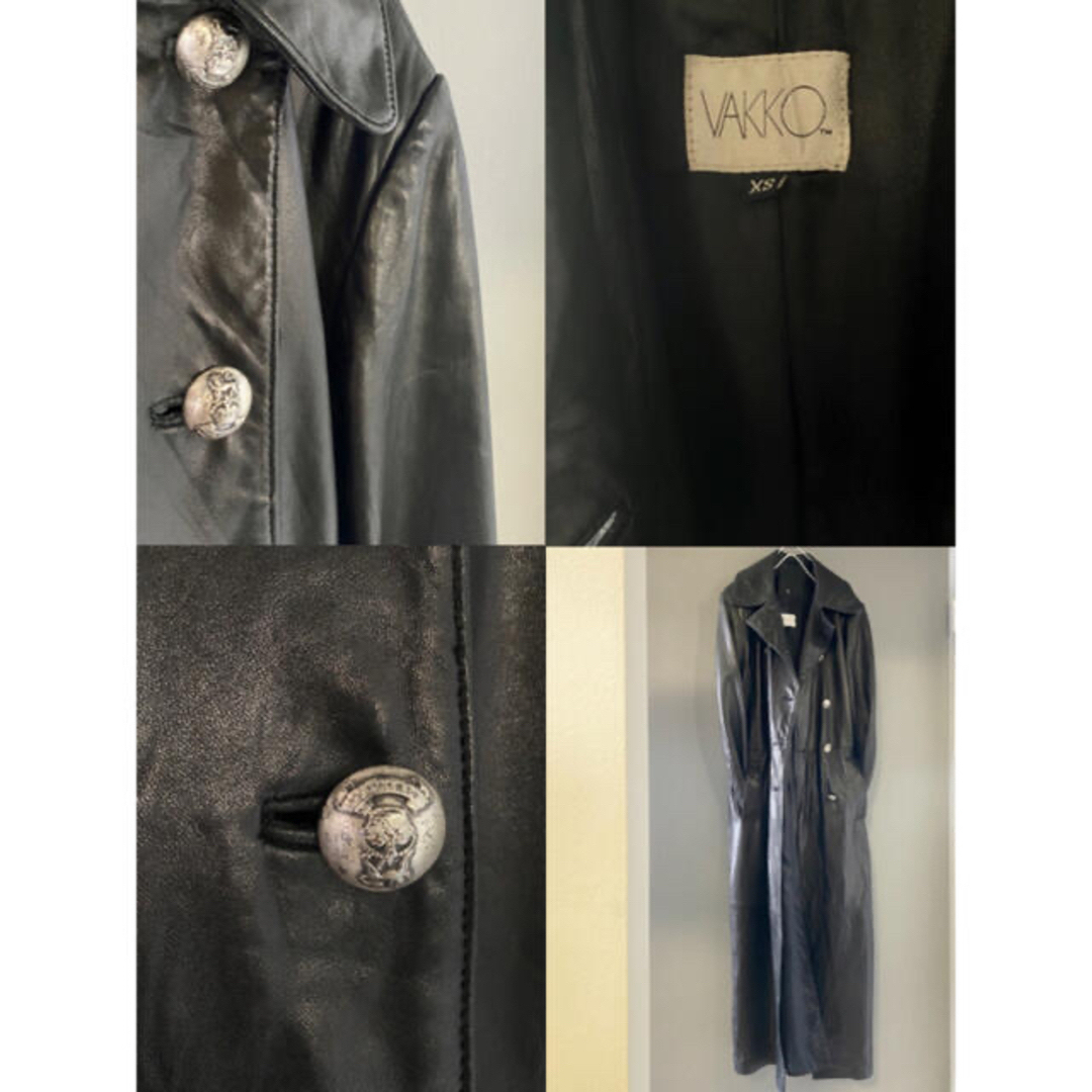 古着 ビンテージ 70s レザー ロング コート ジャケット 希少の 古着 ビンテージ 70s レザー ロング コート ジャケット 希少の