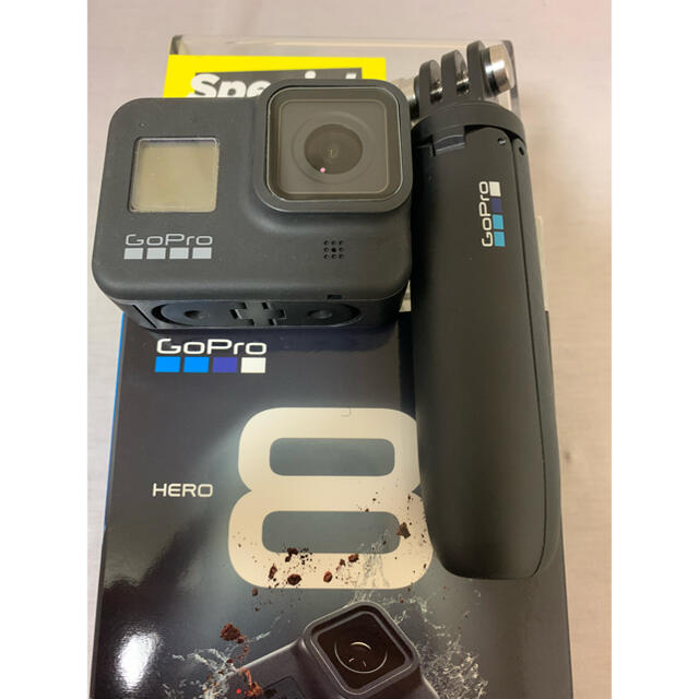 GoPro(ゴープロ)の【美品】GoPro HERO8 ゲンテイBOXセット スマホ/家電/カメラのカメラ(ビデオカメラ)の商品写真