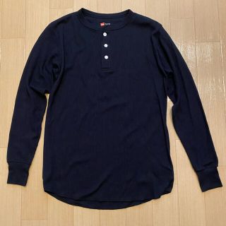 ヘインズ(Hanes)のウィメンズ サーマルヘンリーネックロングスリーブ カットソー(カットソー(長袖/七分))