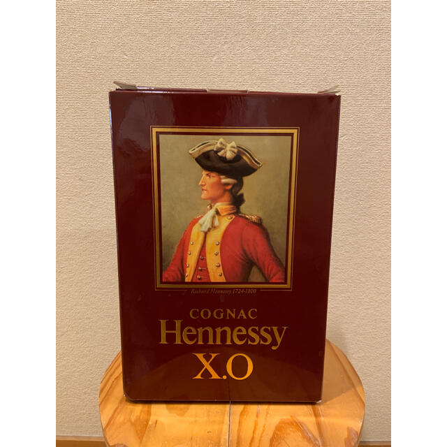 Hennessy ヘネシーXO コニャック　古酒 ヘネシー 箱付　金キャップ