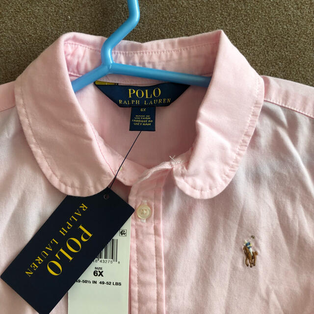 POLO RALPH LAUREN(ポロラルフローレン)の☆新品☆ ポロ　ラルフローレン  ワンピース　カーディガン　6X 120 130 キッズ/ベビー/マタニティのキッズ服女の子用(90cm~)(ワンピース)の商品写真