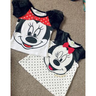 ディズニー(Disney)のミニーTシャツ　2枚セット(Tシャツ/カットソー)