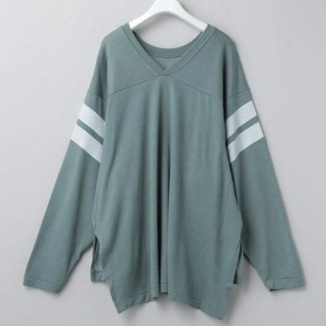 BEAUTY&YOUTH UNITED ARROWS(ビューティアンドユースユナイテッドアローズ)の6(ROKU)FOOTBALL LONG SLEEVE Tシャツ レディースのトップス(Tシャツ(長袖/七分))の商品写真