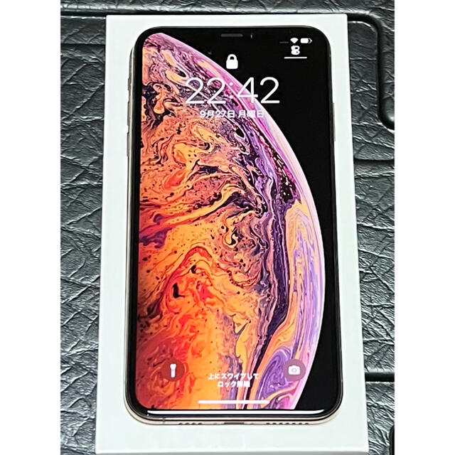 iPhoneXS MAX 256GB ソフトバンク購入　SIMロック解除済みApple