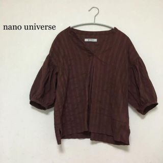 ナノユニバース(nano・universe)のnano universe ブラウス 秋色(シャツ/ブラウス(半袖/袖なし))