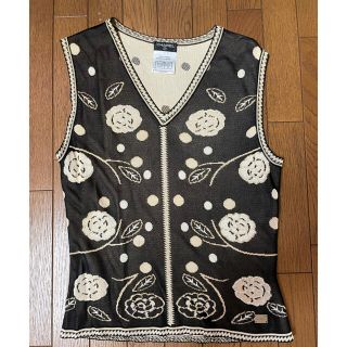 シャネル(CHANEL)のシャネル ニット カメリア レア(ニット/セーター)