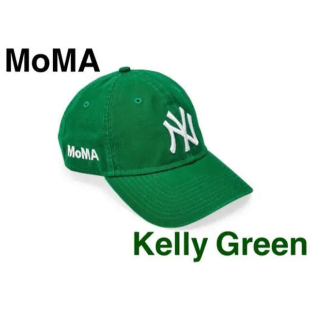 帽子【新品・未使用】NY ヤンキースキャップ グリーン MoMA Edition