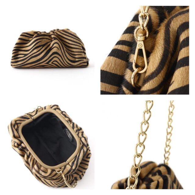 L'Appartement DEUXIEME CLASSE(アパルトモンドゥーズィエムクラス)のL'Appartement AULENTTI Zebra 2Way Clutch レディースのバッグ(クラッチバッグ)の商品写真