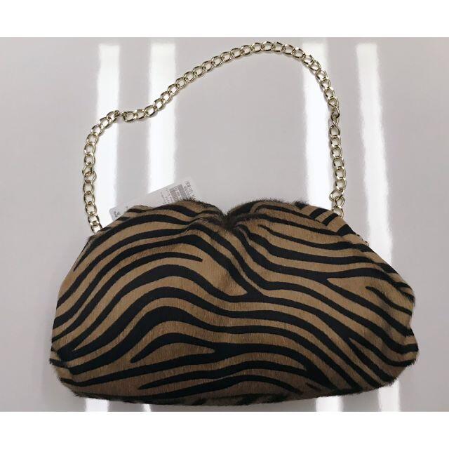 L'Appartement DEUXIEME CLASSE(アパルトモンドゥーズィエムクラス)のL'Appartement AULENTTI Zebra 2Way Clutch レディースのバッグ(クラッチバッグ)の商品写真