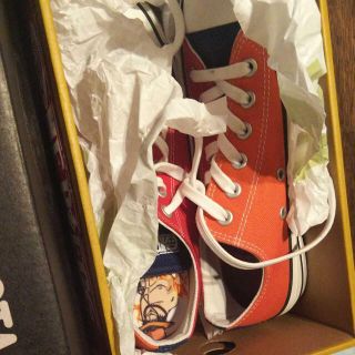 コンバース(CONVERSE)のconverse ワンピースコラボ　スニーカー　24(スニーカー)