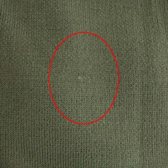 OZOC(オゾック)のオゾック C4 ドッキングニット セーター 変形 長袖 38 カーキ 緑 レディースのトップス(ニット/セーター)の商品写真