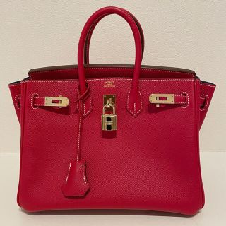 エルメス(Hermes)のエルメス バーキン25 ルージュカザック(ハンドバッグ)