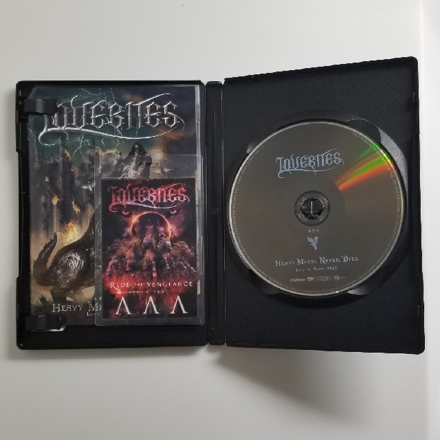 LOVEBITES HEAVY METAL NEVER DIES DVD盤  エンタメ/ホビーのDVD/ブルーレイ(ミュージック)の商品写真