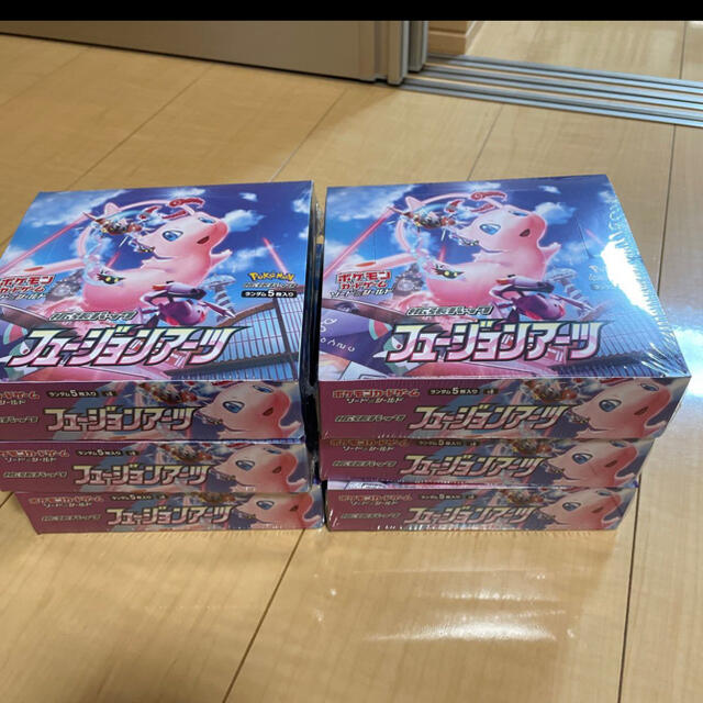 ポケモンカードゲーム　フュージョンアーツ　6box