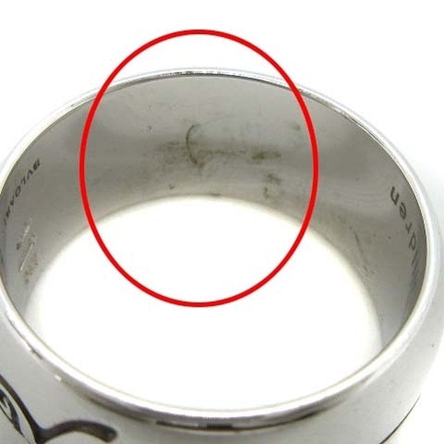 ブルガリ BVLGARI チャリティリング 指輪 925 19号 シルバー色