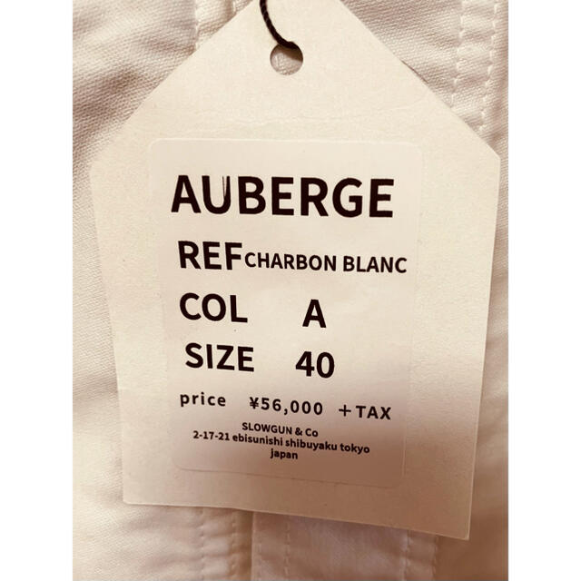 SlowGun(スロウガン)のAUBERGE CHARBON BLANC ホワイト モールスキン ARCH別注 メンズのジャケット/アウター(カバーオール)の商品写真