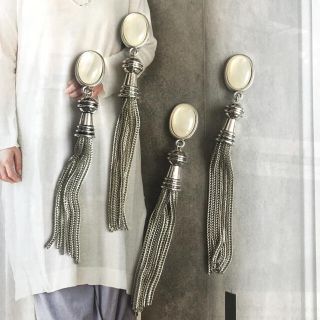 ドゥーズィエムクラス(DEUXIEME CLASSE)のantique silver tassel ピアス or イヤリング(ピアス)