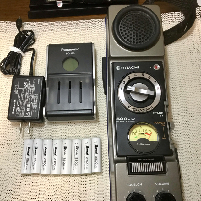 日立合法CB無線機 CH-580 8チャンネル USED品 オマケ追加 日立合法CB無線機 CH-580 8チャンネル USED品 オマケ追加