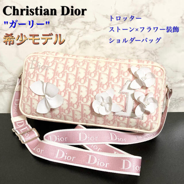 【希少】Christian Dior「ガーリーライン」トロッターショルダーバッグバッグ