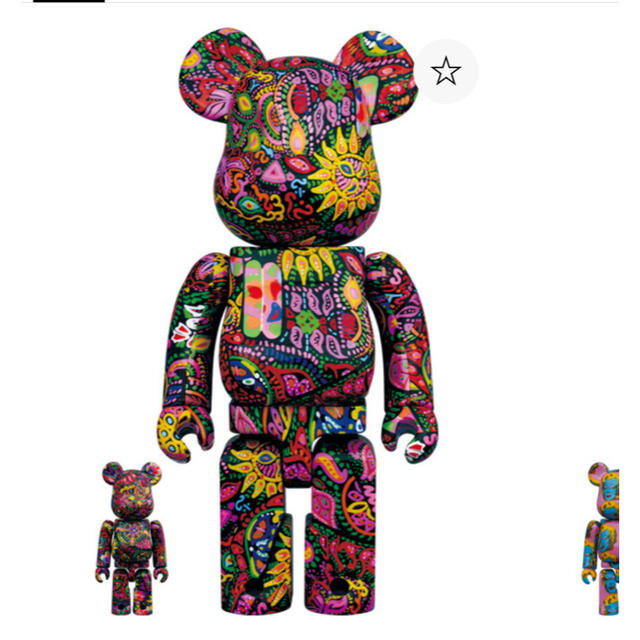 BE@RBRICK Psychedelic Paisley 100％&400％