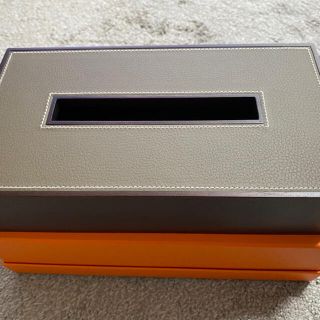 エルメス(Hermes)のエルメス　新品　エトゥープ　ティッシュケース(ティッシュボックス)