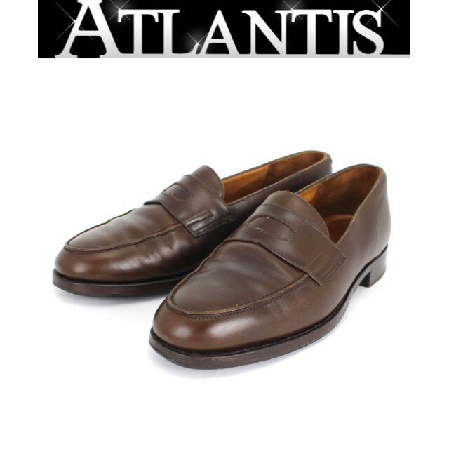 JOHN LOBB - ジョンロブ スリッポン レザー コインローファー ブラウン【54727】の通販 by ATLANTIS ラクマ店