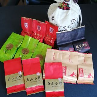 茶袋付！　中国茶5種14包セット(茶)