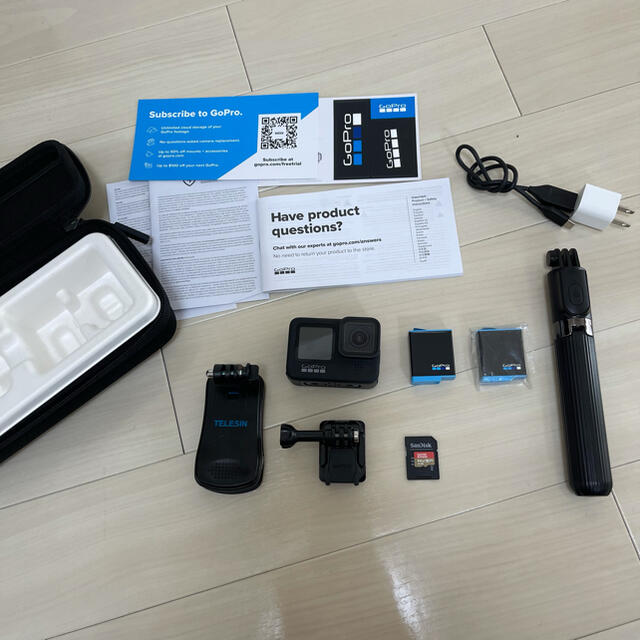 GoPro(ゴープロ)のGoPro GoPro HERO9 Black 美品 スマホ/家電/カメラのカメラ(ビデオカメラ)の商品写真