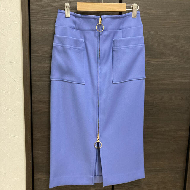 Noble(ノーブル)のフープジップタイトスカート　34 レディースのスカート(ひざ丈スカート)の商品写真