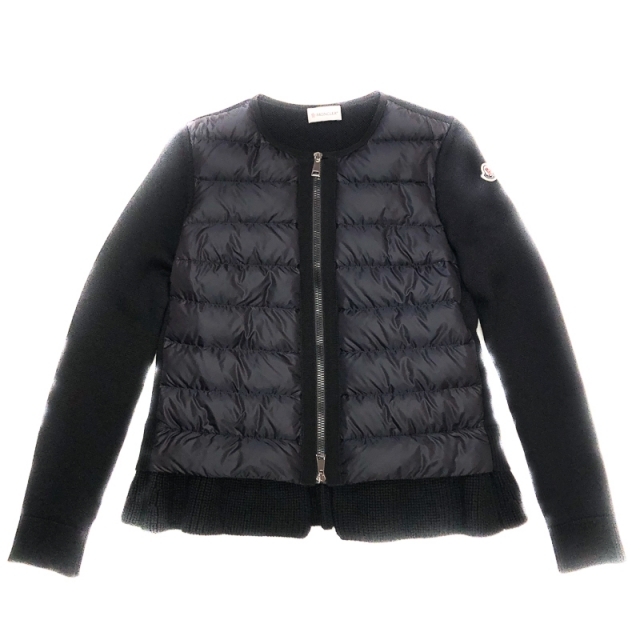 モンクレール MONCLER ダウンニットブルゾン ブルゾン レディー約36cm身幅