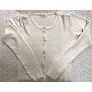 アラマンダ(allamanda)の美品☆アラマンダ 長袖ニットカーディガン(カーディガン)