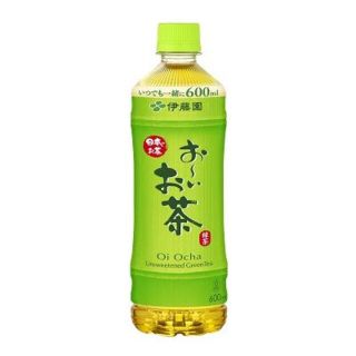 イトウエン(伊藤園)の伊藤園★お～いお茶 緑茶 600ml★ローソン引換券×3枚　クーポン(フード/ドリンク券)