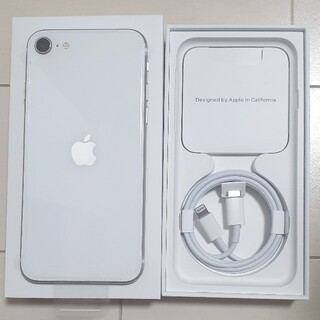 アイフォーン(iPhone)のiPhone SE2 128GB SIMフリー ホワイト(スマートフォン本体)