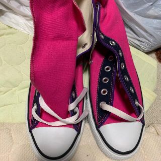 コンバース(CONVERSE)のオールスター　ハイカット　ピンク(スニーカー)