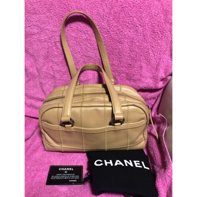 CHANEL(シャネル)の専用❤︎CHANEL バッグ❤︎CHANEL チョコバー　トートバッグ レディースのバッグ(トートバッグ)の商品写真