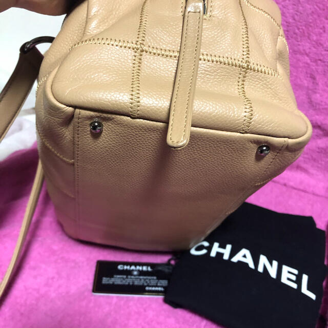 CHANEL(シャネル)の専用❤︎CHANEL バッグ❤︎CHANEL チョコバー　トートバッグ レディースのバッグ(トートバッグ)の商品写真