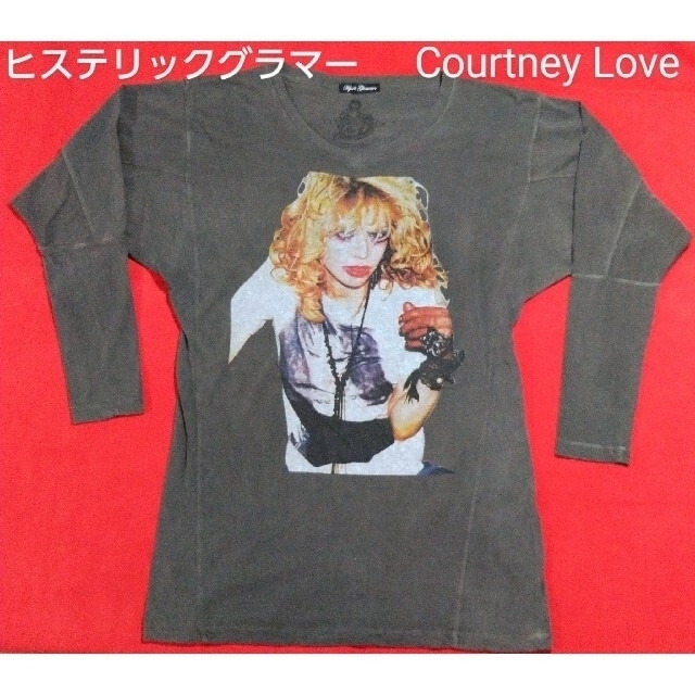 ヒステリックグラマー【美品】COURTNEY LOVE 長袖 ロング シャツ