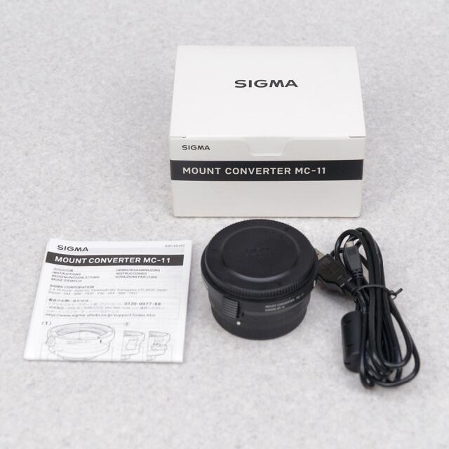 SIGMA(シグマ)のSigma シグマ MC-11 CANON EF-E ソニー用 美品 元箱等付属 スマホ/家電/カメラのカメラ(その他)の商品写真