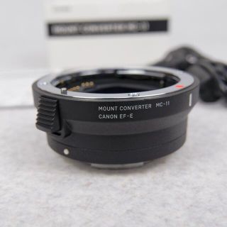 SIGMA - Sigma シグマ MC-11 CANON EF-E ソニー用 美品 元箱等付属の