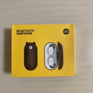 【未開封】ワイヤレスイヤホン bluetooth LINEフレンズ　ブラウン(ヘッドフォン/イヤフォン)