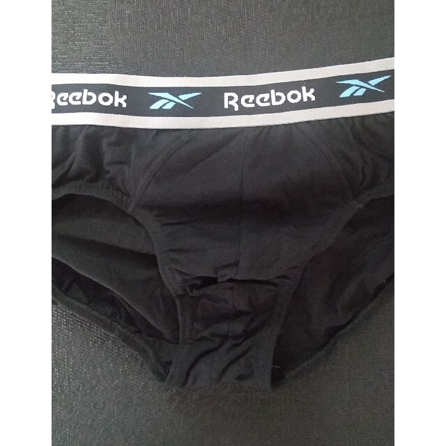 Reebok(リーボック)のReebok メンズ　ブリーフ　コントラストウエスト（ロゴホワイト）　海外M メンズのアンダーウェア(その他)の商品写真